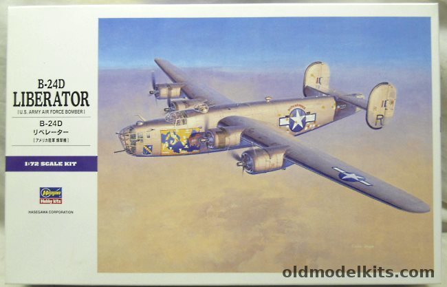 Hasegawa 1/72 B-24D LIberator - 343BS 1943 'The Squaw' / 506 BS 44BG 1943 'Princess', E28 plastic model kit